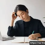 Home 21 몰입 상태 유도와 자기 인식의 중요성 - **Prompt:** A serene and focused individual, gender-neutral, is deeply immersed in a creative task, ...