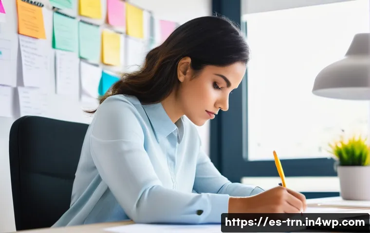 몰입 상태에서의 목표 설정 및 성취 과정 - A focused young Hispanic professional woman sitting at a clean, well-organized home office desk in a...